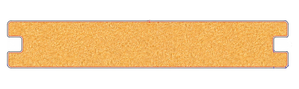 DB13823 型材截面 — 138 × 23 mm